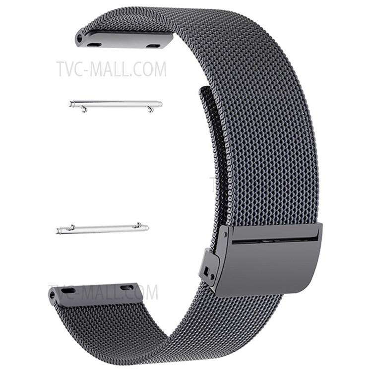 Stainless Steel Luxurious 20mm Replacement Smart Watch Wrist Strap for Huawei Watch GT 2 42mm/Huami Amazfit GTS 3 - Black-4