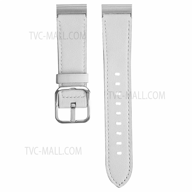 Double-sided Genuine Leather Watchband 22mm Watch Wrist Strap for Huawei Watch GT 2 Pro - White/Pink-6