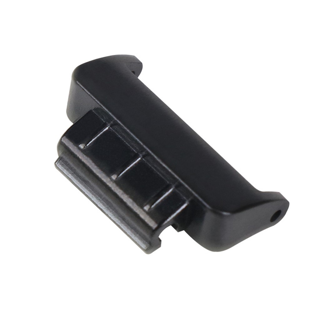 1 Pair 14mm Stainless Steel Watch Strap Band Connector Adapter for Fitbit Inspire/Fitbit Inspire HR - Black-3