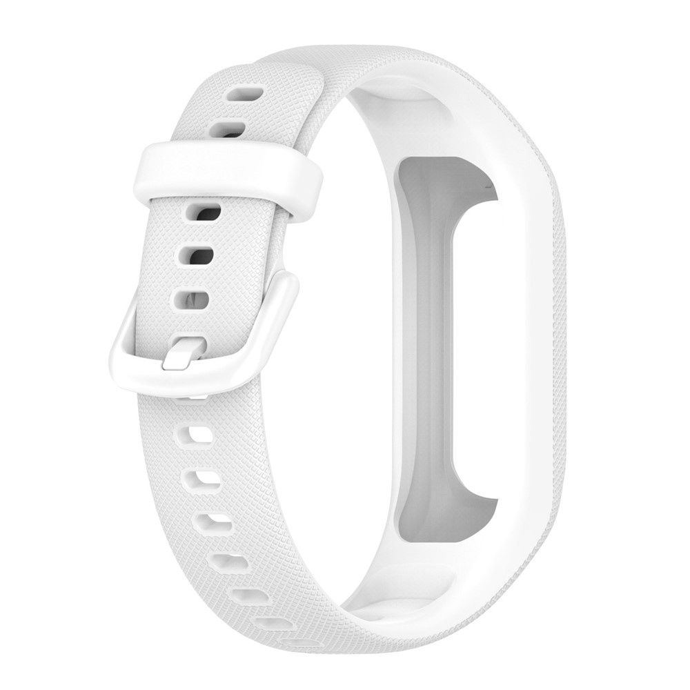 For GarminSmart 5 Shockproof Special Textured Silicone Quick Release Watch Band Replacement Strap - White-3