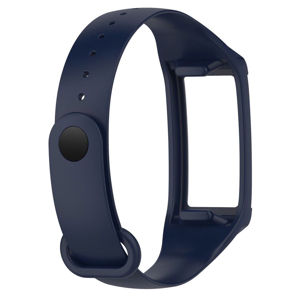 For Amazon Halo View Silicone Watch Band with Case Protector Quick Release Wrist Strap for Sports Watch 16mm - Navy Blue-5