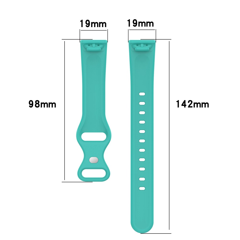For Amazon Halo View Silicone Watch Band Quick Release Wrist Strap with Butterfly Buckle for Sports Watch (Size: L) - Dark Blue-10