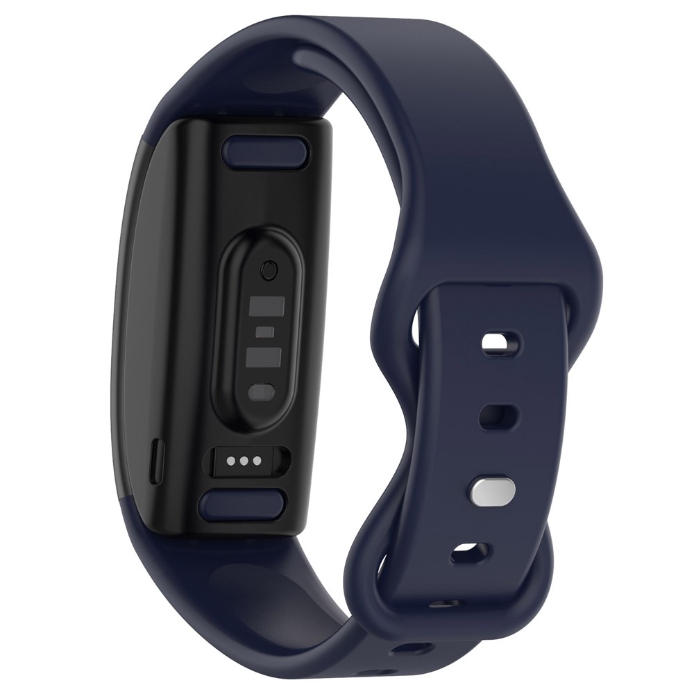 For Amazon Halo View Silicone Watch Band Quick Release Wrist Strap with Butterfly Buckle for Sports Watch (Size: L) - Dark Blue-3