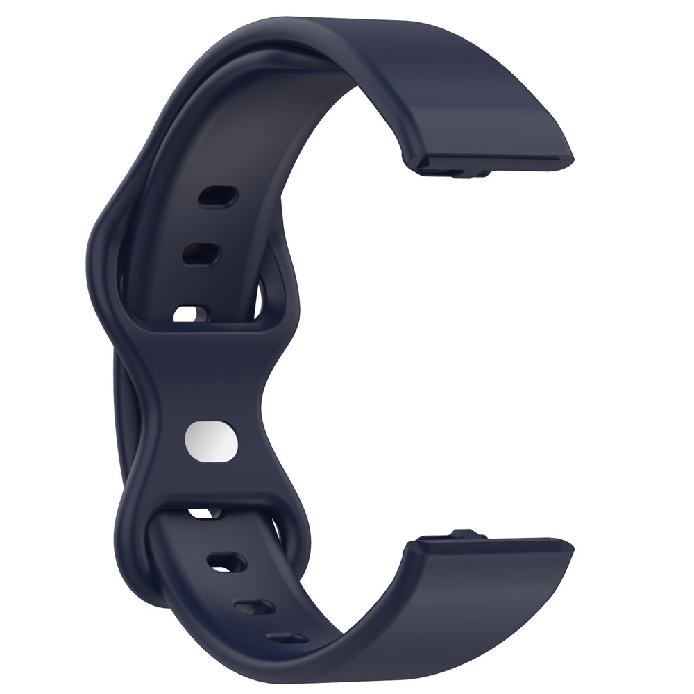 For Amazon Halo View Silicone Watch Band Quick Release Wrist Strap with Butterfly Buckle for Sports Watch (Size: L) - Dark Blue-5