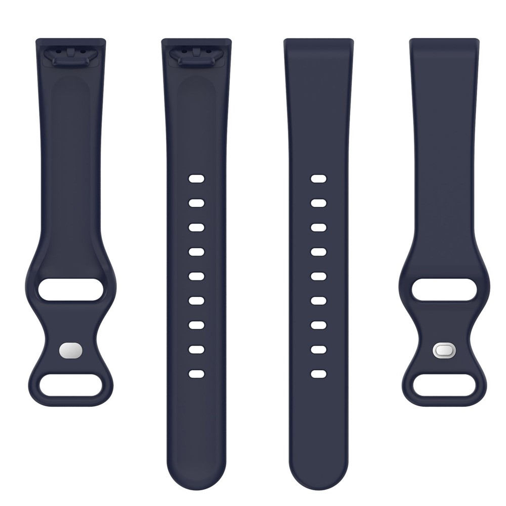 For Amazon Halo View Silicone Watch Band Quick Release Wrist Strap with Butterfly Buckle for Sports Watch (Size: L) - Dark Blue-6