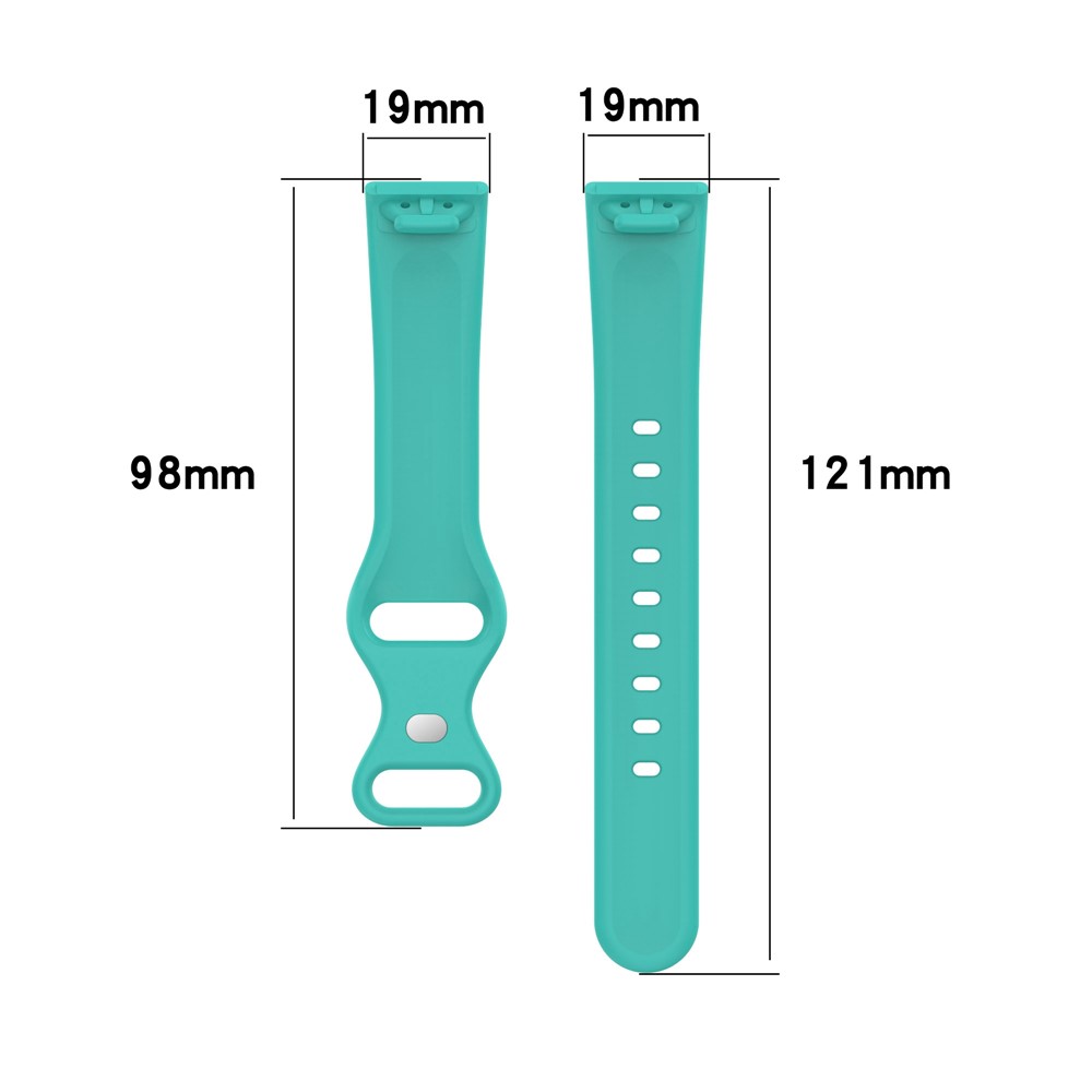 For Amazon Halo View Silicone Watchband Quick Release Wrist Strap for Sports Watch Band with Butterfly Buckle (Size: S) - Black-10