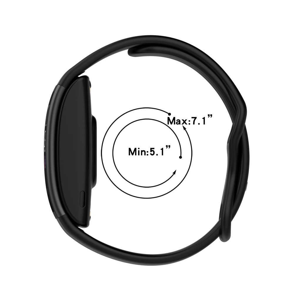 For Amazon Halo View Silicone Watchband Quick Release Wrist Strap for Sports Watch Band with Butterfly Buckle (Size: S) - Black-11