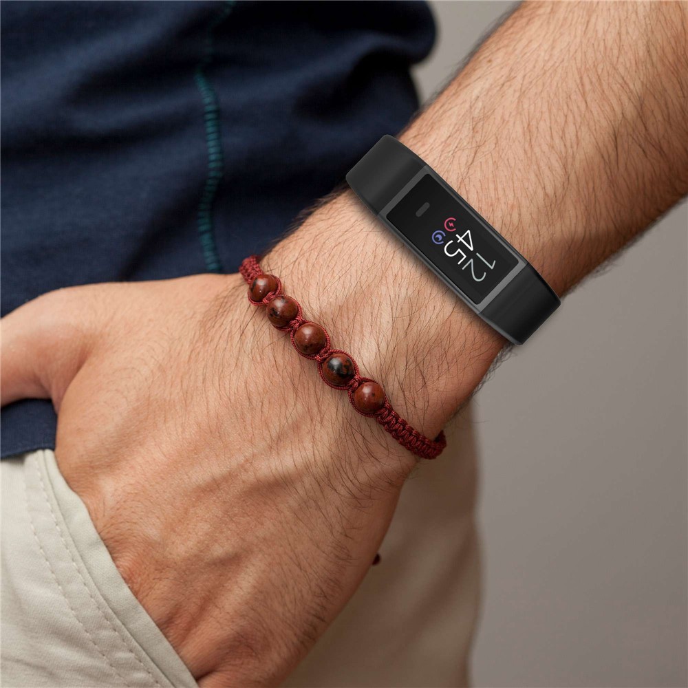 For Amazon Halo View Silicone Watchband Quick Release Wrist Strap for Sports Watch Band with Butterfly Buckle (Size: S) - Black-8