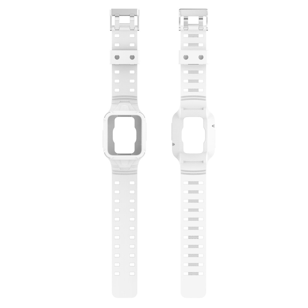 For Xiaomi Redmi Watch 2 Lite/Mi Watch Lite2/Lite1 Universal Silicone Watchband Wrist Strap Sports Watch Quick Release Watch Band Case with Buckle - White-4