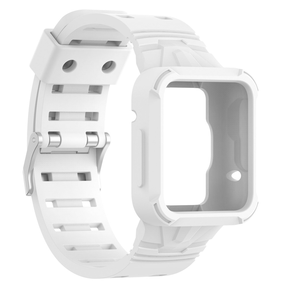 For Xiaomi Redmi Watch 2 Lite/Mi Watch Lite2/Lite1 Universal Silicone Watchband Wrist Strap Sports Watch Quick Release Watch Band Case with Buckle - White-5