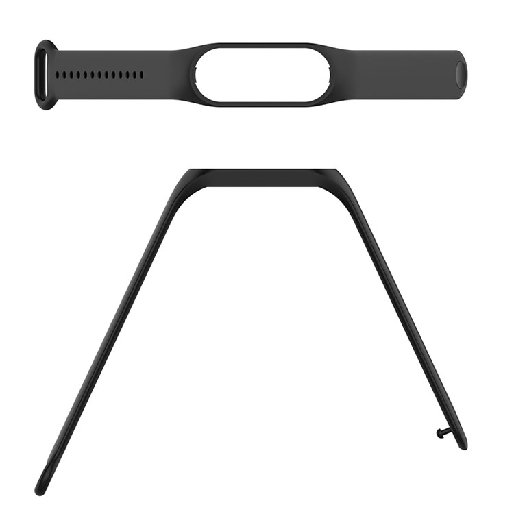 Для Xiaomi Mi Band 7/6/5 Tpu Watch Band Quick Release Rast Form For Sports Watch Accessories - Черный-4