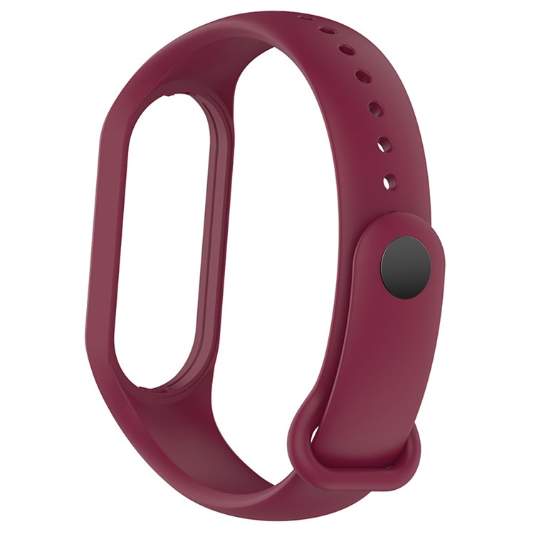 Per Xiaomi Mi Band 7/6/5 TPU Watch Band Quick Release Delited Christ Cinp Per Accessori di Sostituzione di Orologi Sportivi - Vino Rosso-2