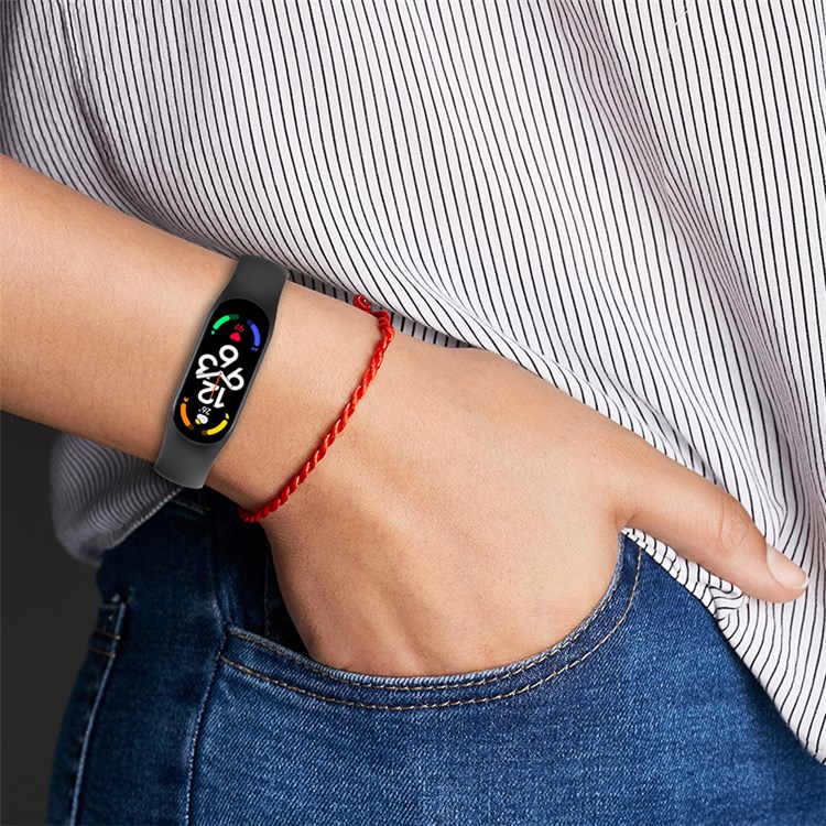 Для Xiaomi Mi Band 7/6/5 Tpu Watch Band Quick Release Rast Form For Sports Watch Accessories - Зеленый-5