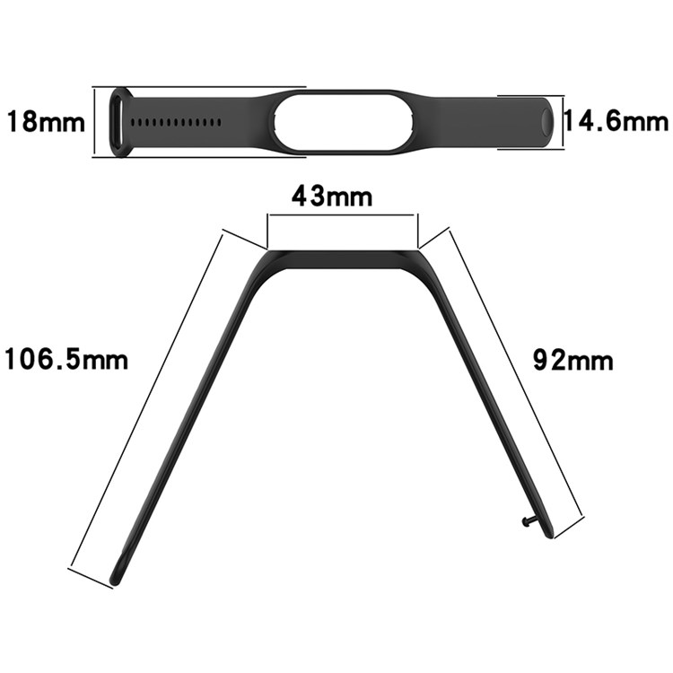 Для Xiaomi Mi Band 7/6/5 Tpu Watch Band Quick Release Rast Form For Sports Watch Accessories - Зеленый-9