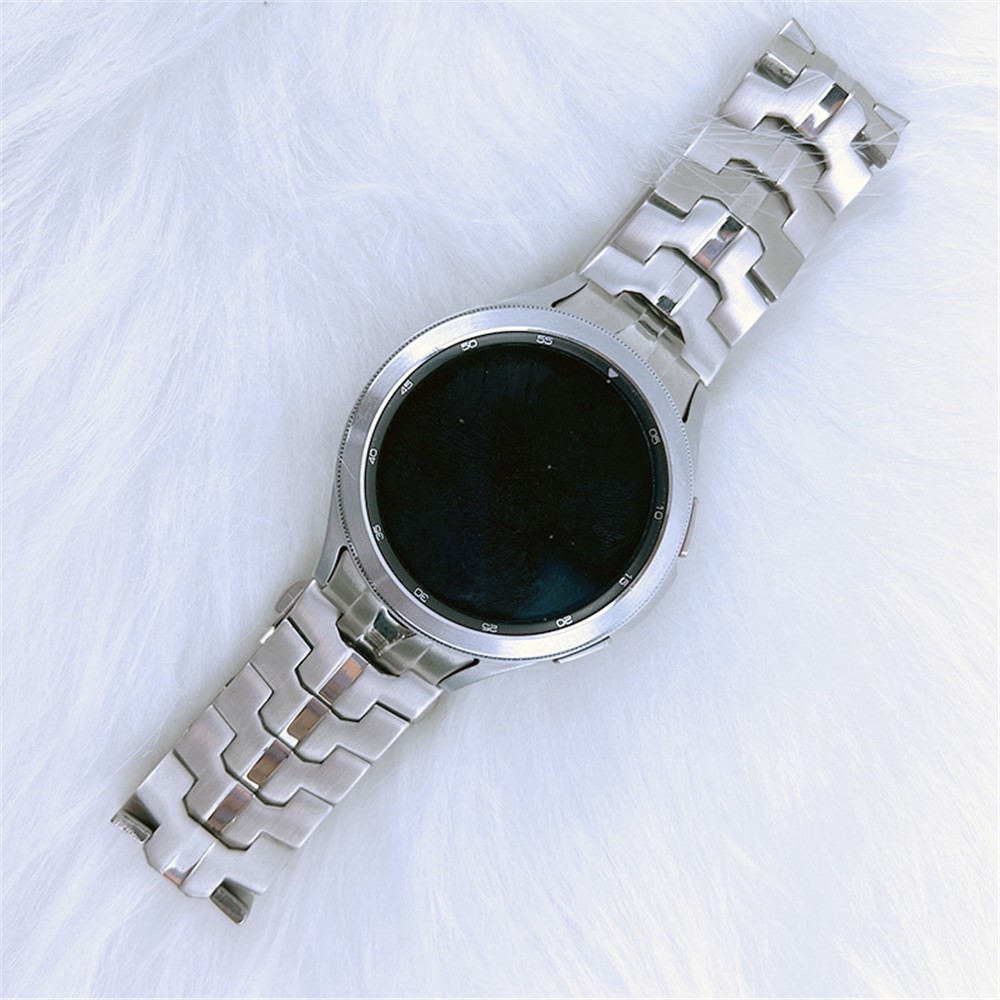 For Samsung Galaxy Watch4 40mm / 44mm / Watch4 Classic 42mm / 46mm Stainless Steel Wrist Strap Smart Watch Band - Silver-3