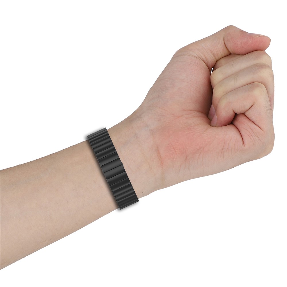 For Huawei Watch Fit 2 Smart Watch Band Buckle Design Metal Wrist Strap Replacement - Black-10