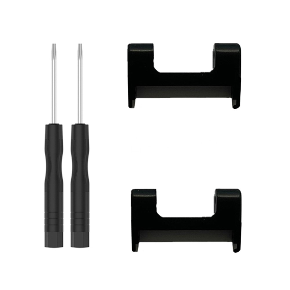 For Huami Amazfit T-Rex / T-Rex Pro / Ares 1Pair 22mm Stainless Steel Watch Strap Adapter Watch Band Connector Kit-4