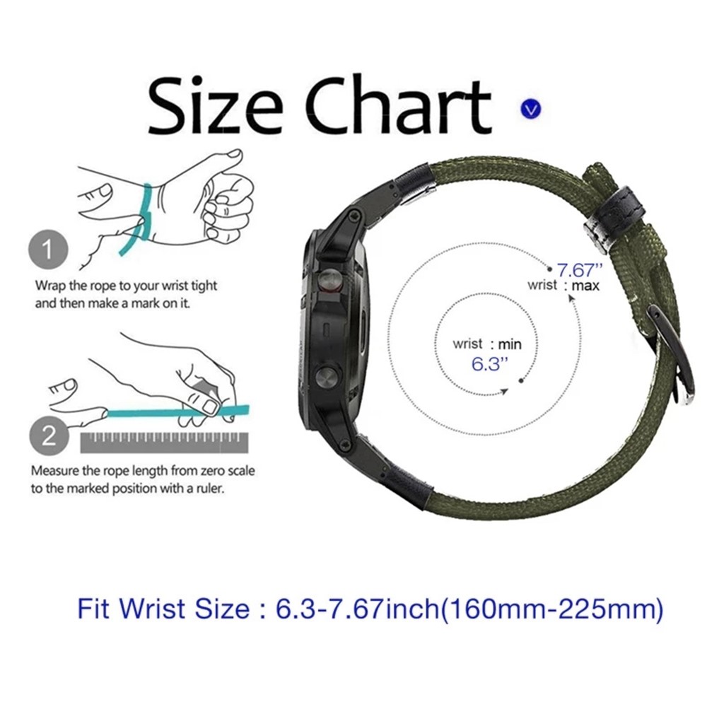 For Huami Amazfit T-Rex / T-Rex Pro / Ares Watch Strap with Buckle Nylon+Leather Watch Band Universal 22mm Quick Release Watchband - Green-4