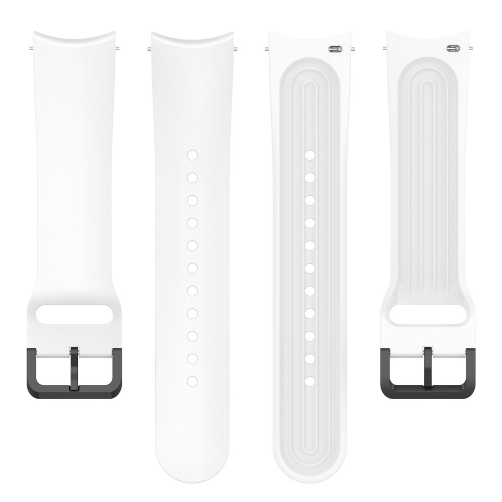 For Xiaomi Watch S1 Pro Silicone Watch Bands 22mm Quick Release Watch Strap Soft Replacement - White-5