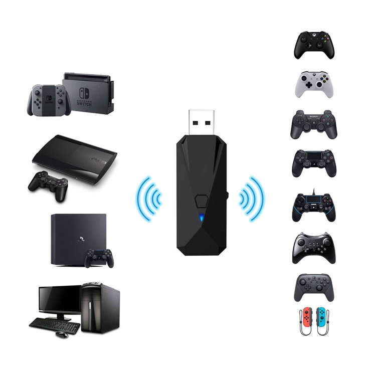 JYS Joystick Adapter Wired Bluetooth Game Gamepad Converter for PS4/Switch/PS3/PC-3