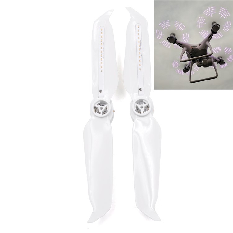 One Pair STARTRC LED Light Flash Word Low-Noise Propellers for DJI Phantom 4 Pro V2.0
