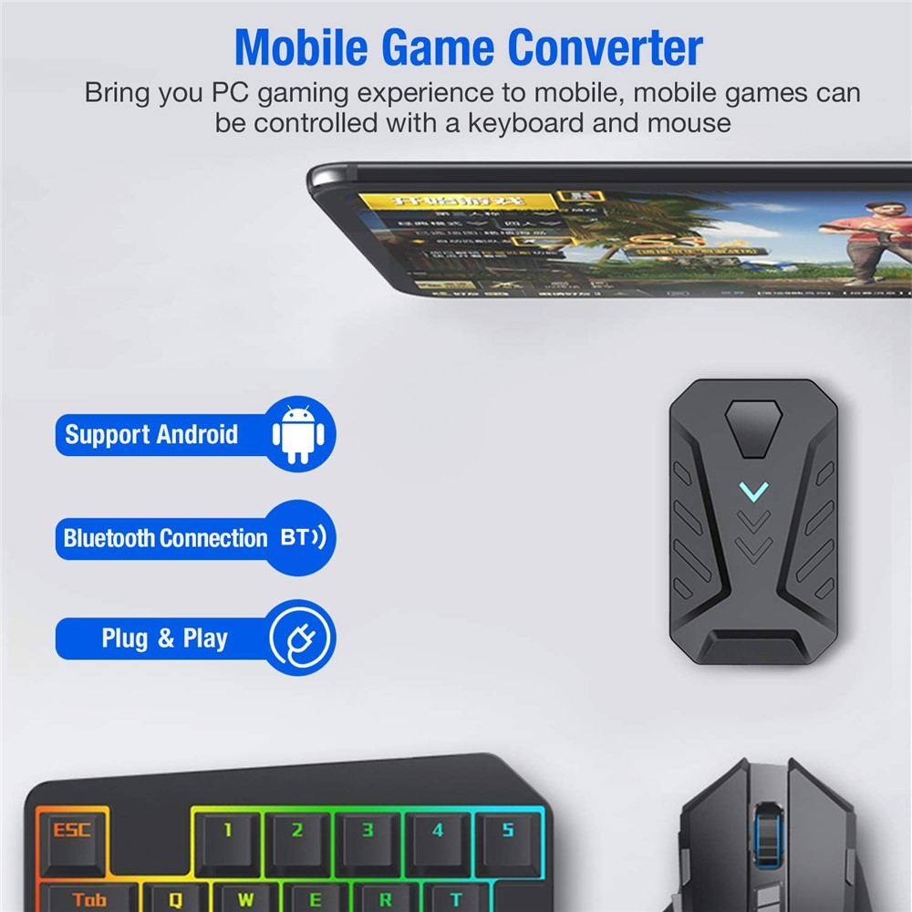 GAMWING PUGB Mobile Game Controller Keyboard and Mouse Converter-3