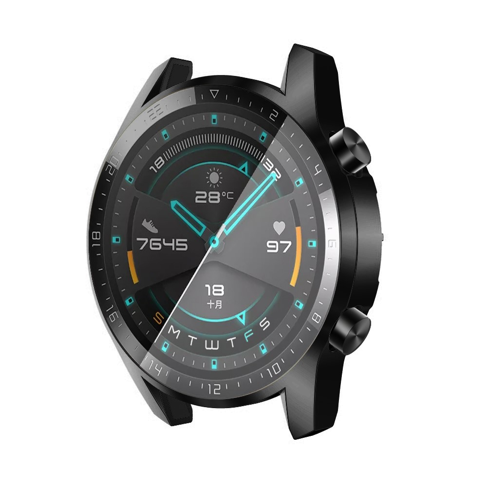 Electroplated TPU All-around Protective Case for Huawei Watch GT 2 46mm - Black-6