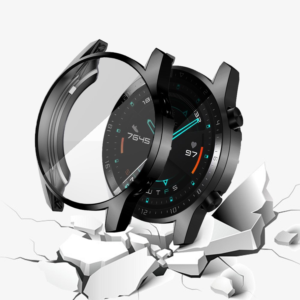 Electroplated TPU All-around Protective Case for Huawei Watch GT 2 46mm - Black-9