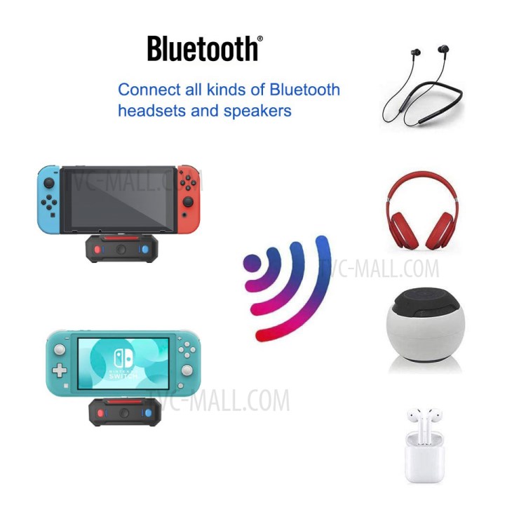 JYS Bluetooth Tipo Base-c Áudio Conversor De TV 5.0 USB Para O Interruptor-5