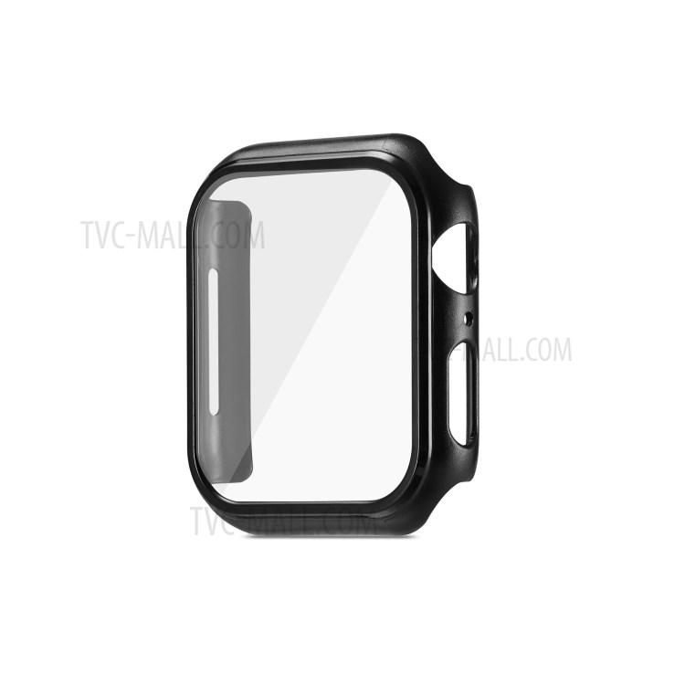 Matte PC Frame Intergrated Screen Protector Smart Watch Shell for Apple Watch Series 3/2/1 38mm - Black-2