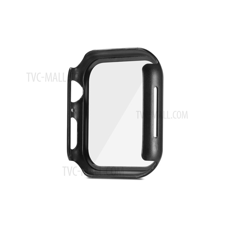 Matte PC Frame Intergrated Screen Protector Smart Watch Shell for Apple Watch Series 3/2/1 38mm - Black-3