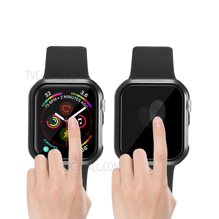 Matte PC Frame Intergrated Screen Protector Smart Watch Shell for Apple Watch Series 3/2/1 38mm - Black-6