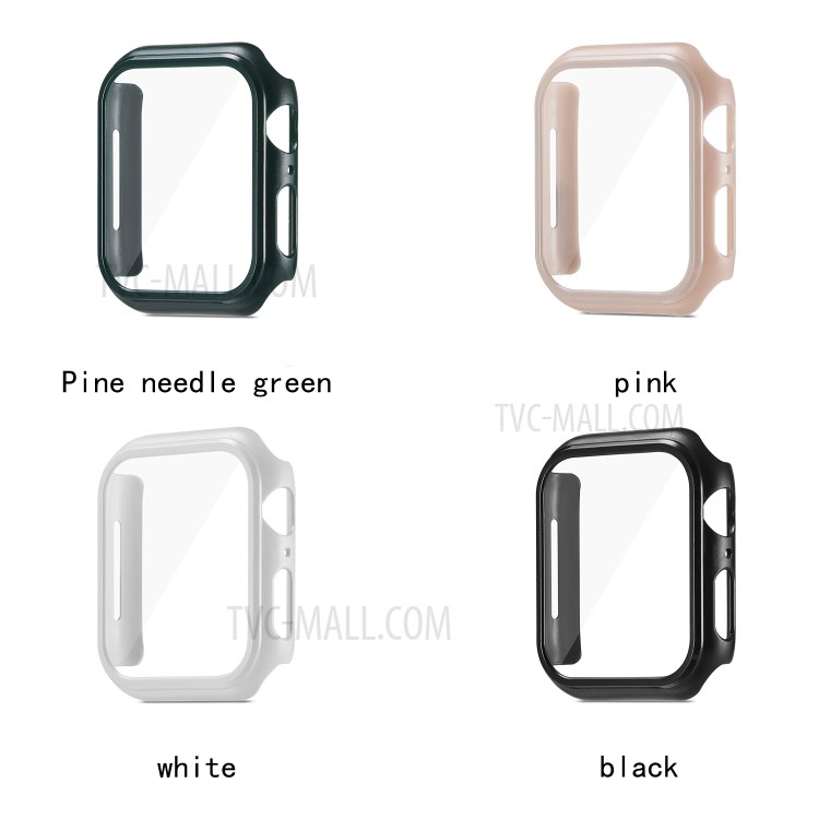 Matte PC Frame Intergrated Screen Protector Smart Watch Shell for Apple Watch Series 3/2/1 38mm - Black-9