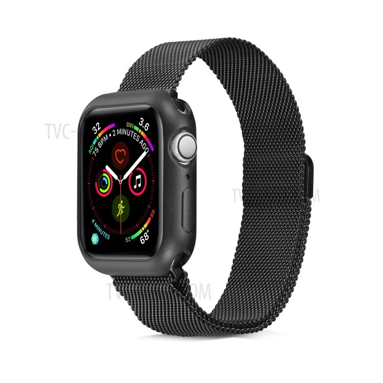 Étui Souple De Protection TPU Pour La Série Montre De Pomme 3/2/1 38mm - Noir-3
