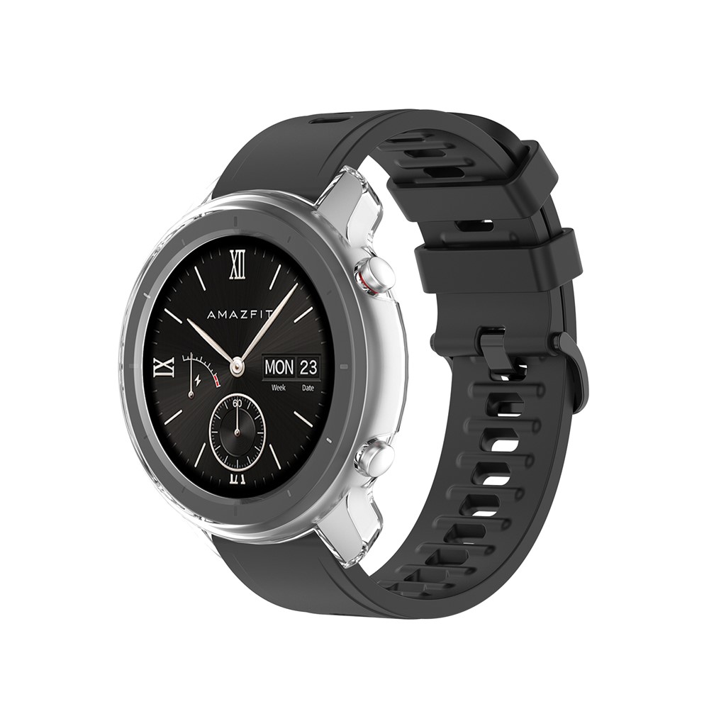 Dustproof Shockproof TPU Watch Shell for Huami Amazfit GTR 47mm - Transparent-4