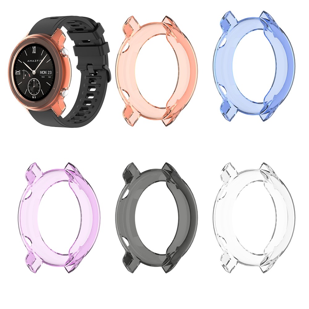 Dustproof Shockproof TPU Watch Shell for Huami Amazfit GTR 47mm - Transparent-7