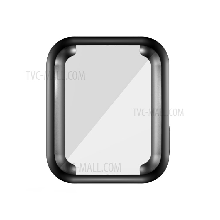 Chapeado TPU Cobertura Da Estrutura Para Xiaomi Relógio Miui - Preto-2