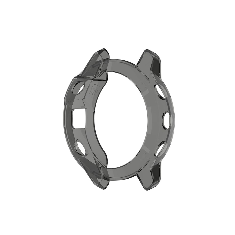 Clear Soft TPU Protective Cover for Garmin 6X Pro - Black-2