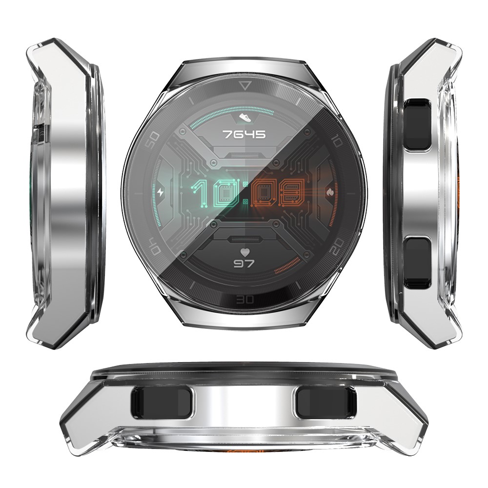 All-round Protective Electroplating TPU Shell for Huawei Watch GT 2e - Transparent-5