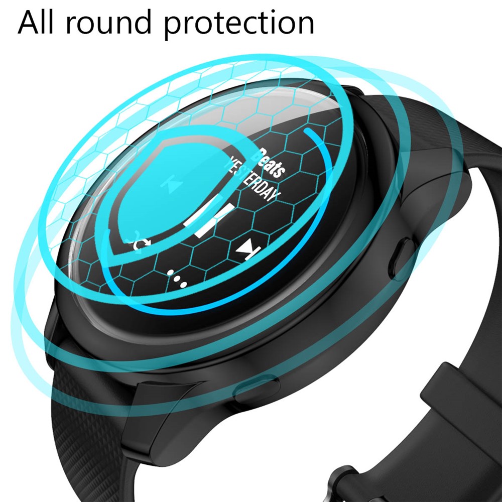 Protective Electroplating TPU Watch Case for Garmin Venu - Black-7