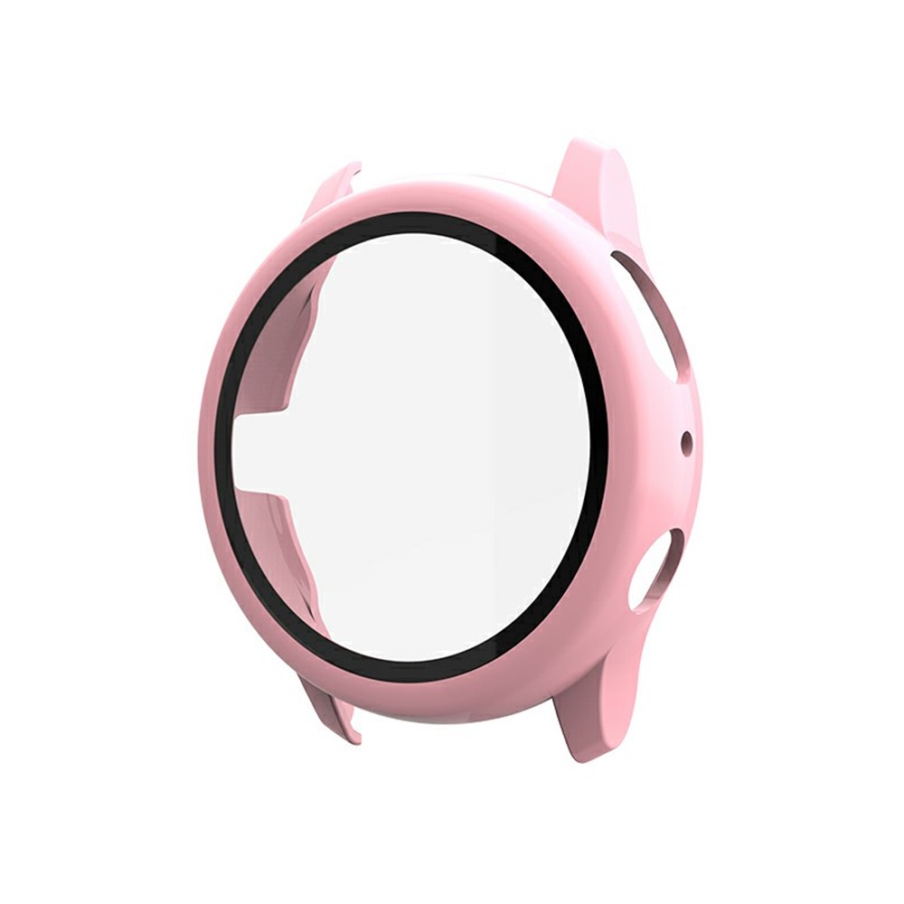 Wholesale Rubberized PC Frame Intergrated Tempered Glass Screen Protector  Smart Watch Cover for Samsung Galaxy Watch Active2 44mm - Pink from China |  TVC-Mall.com