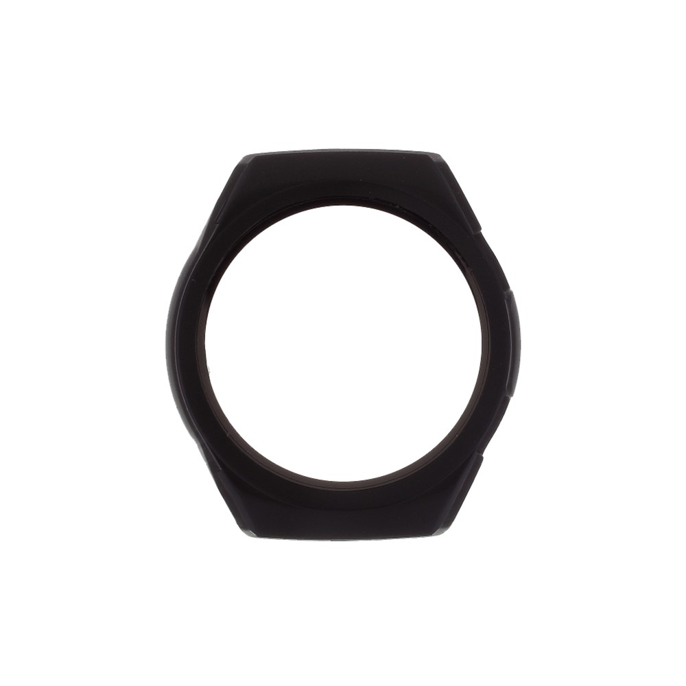 Rubberized PC Frame Intergrated Tempered Glass Screen Protector Smart Watch Cover for Huawei Watch GT 2e - Black-2