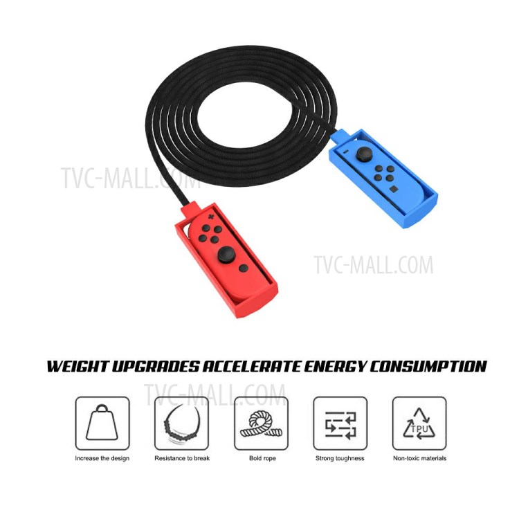 JYS Jump Rope for Nintendo Switch Skipping Fitness Rope for Switch Handle-2