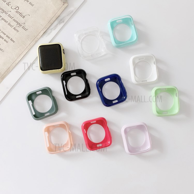 Silikon Smart Watch Schutzhülle Für Apple Watch Serie 1/2/3 38mm - Baby Blau-4