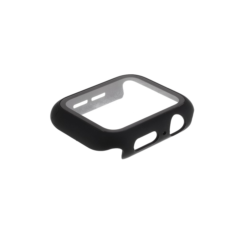 Alrededor de la Cubierta de Protección de PC Dura, Protector de Pantalla Incorporado Para Apple Watch Series 4/5 44 mm - Negro-2