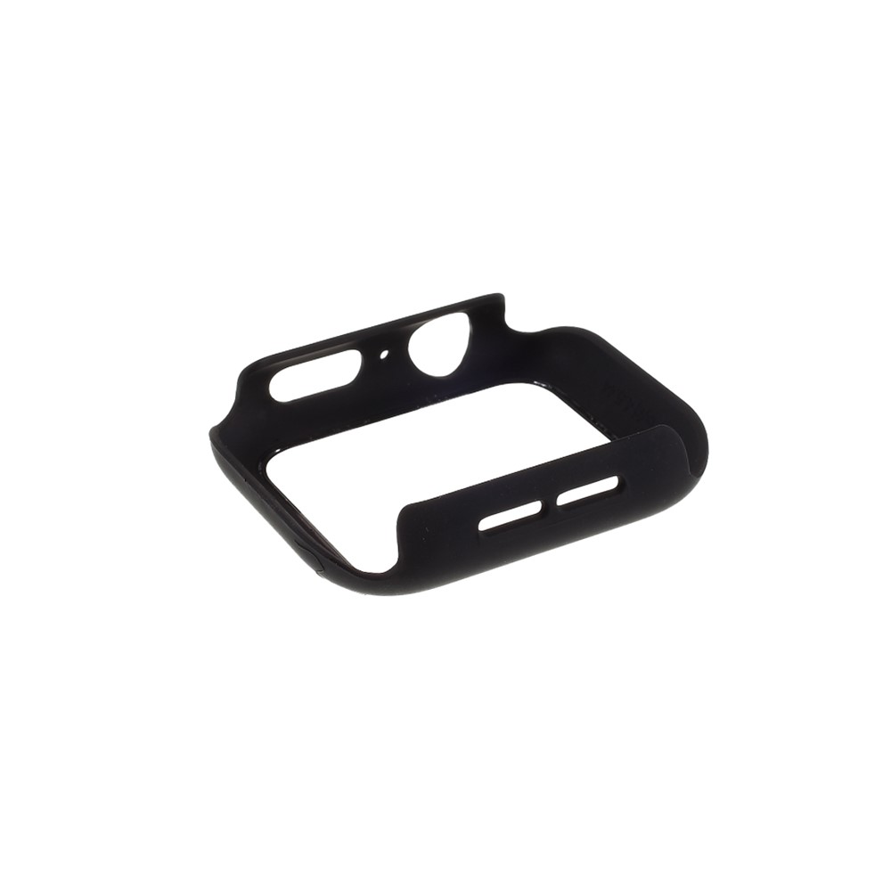 Alrededor de la Cubierta de Protección de PC Dura, Protector de Pantalla Incorporado Para Apple Watch Series 4/5 44 mm - Negro