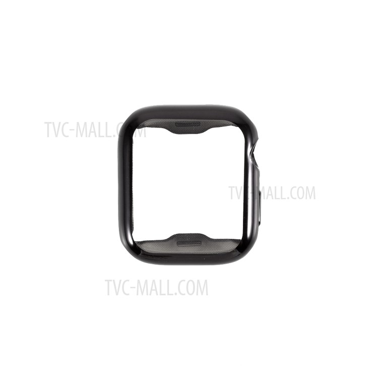 All-round Protective Electroplating TPU Watch Cover for Apple Watch Series 3/2/1 38mm - Black-1