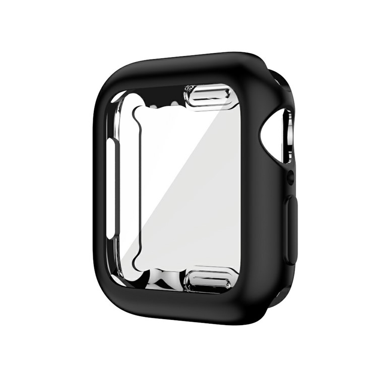 Macaron Color TPU Watch Cover for Apple Watch SE/Series 6/5/4 40mm - Black-4