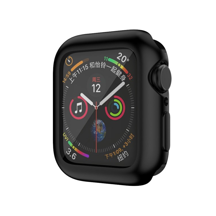 Macaron Color TPU Watch Cover for Apple Watch SE/Series 6/5/4 40mm - Black-5