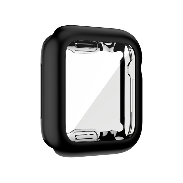 Macaron Color TPU Watch Cover for Apple Watch SE/Series 6/5/4 40mm - Black-7
